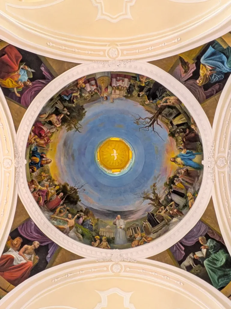 Claudio Sacchi -- Affreschi della Cupola della Basilica di Trivento -- 2015