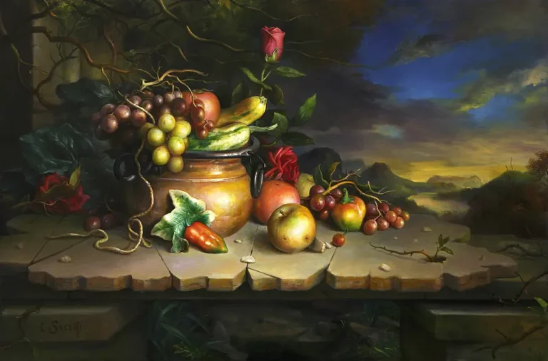 Claudio Sacchi -- Vita Silente -- 2017 -- Olio / Oil